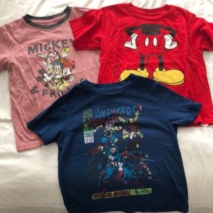 Disney boys shirt bundle